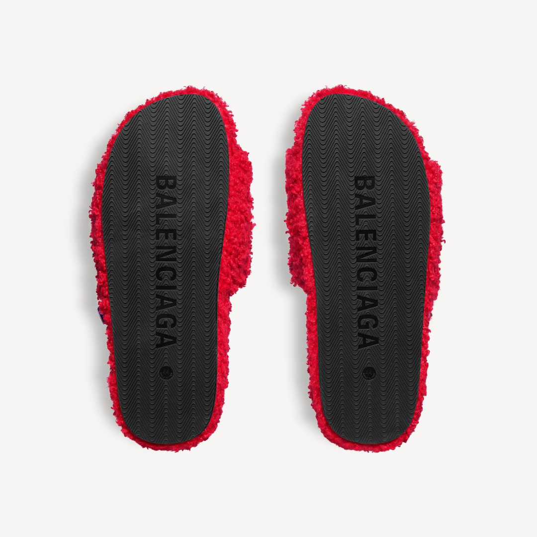 Basketball Fleece Slides