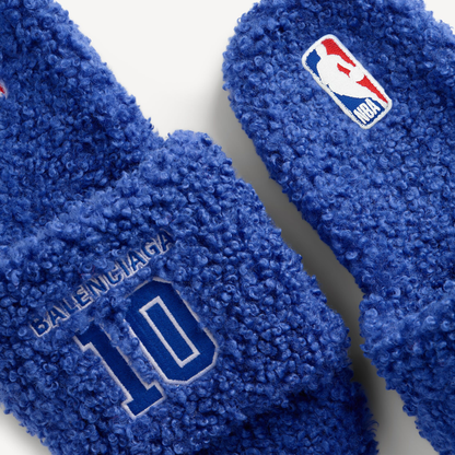 Basketball Fleece Slides