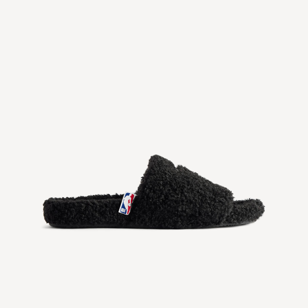 Basketball Fleece Slides