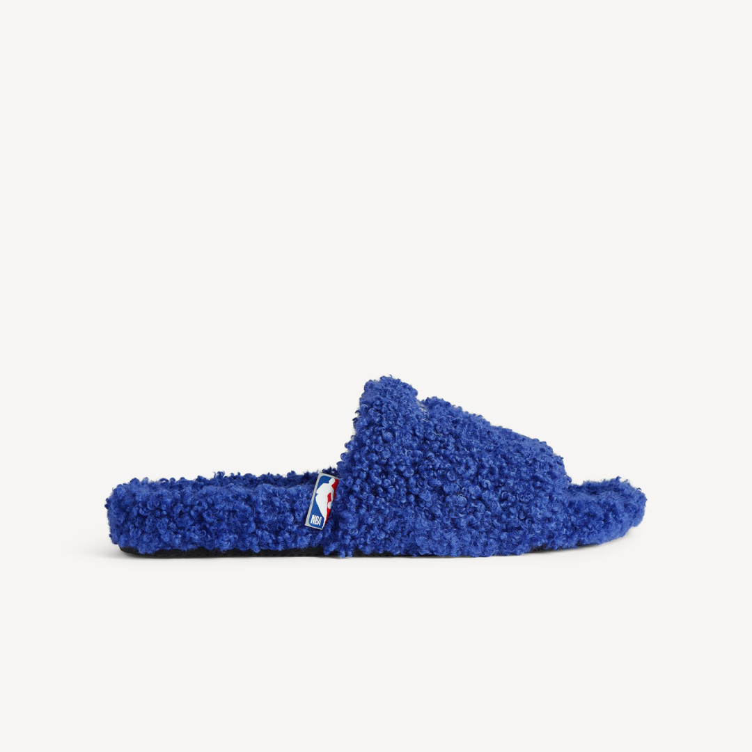 Basketball Fleece Slides