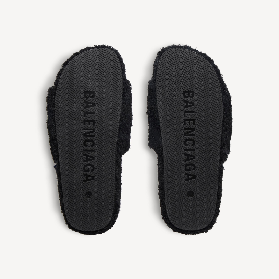 Basketball Fleece Slides