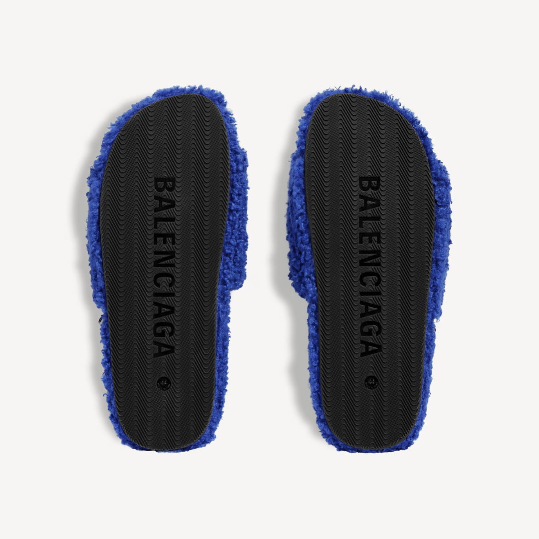 Basketball Fleece Slides
